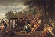 Benjamin West Penn-s Treaty with the Indians Germany oil painting artist